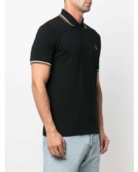 Polo noir Fred Perry