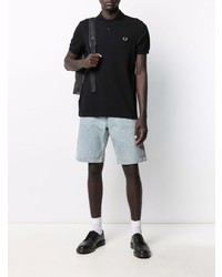 Polo noir Fred Perry