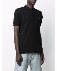 Polo noir Fred Perry