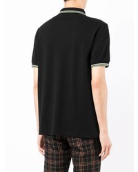 Polo noir Fred Perry