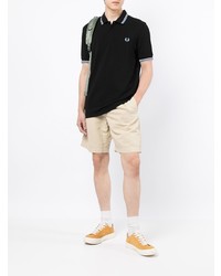 Polo noir Fred Perry