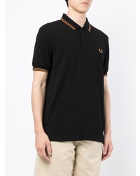 Polo noir Fred Perry