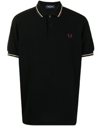 Polo noir Fred Perry