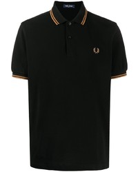 Polo noir Fred Perry