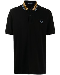 Polo noir Fred Perry