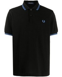 Polo noir Fred Perry