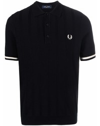 Polo noir Fred Perry