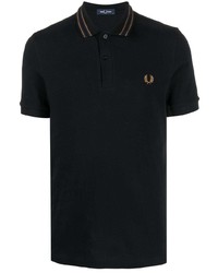 Polo noir Fred Perry