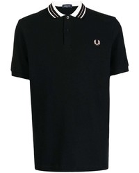 Polo noir Fred Perry