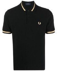 Polo noir Fred Perry