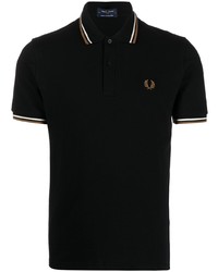 Polo noir Fred Perry