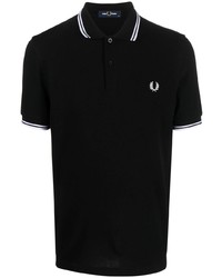 Polo noir Fred Perry