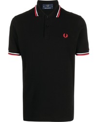 Polo noir Fred Perry