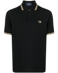 Polo noir Fred Perry