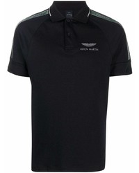 Polo noir Hackett