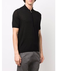 Polo noir Low Brand