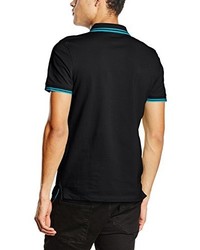 Polo noir Jack & Jones