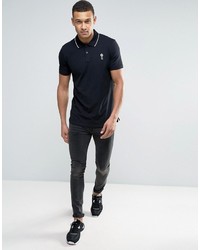 Polo noir Jack and Jones