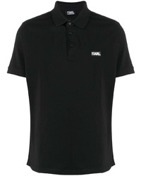 Polo noir Karl Lagerfeld