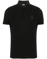 Polo noir Karl Lagerfeld