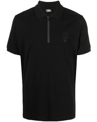 Polo noir Karl Lagerfeld