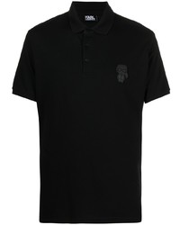 Polo noir Karl Lagerfeld