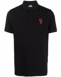 Polo noir Karl Lagerfeld