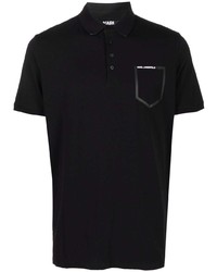 Polo noir Karl Lagerfeld