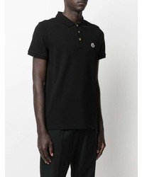 Polo noir Moncler