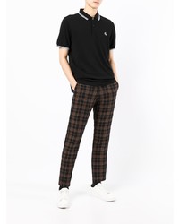 Polo noir Fred Perry