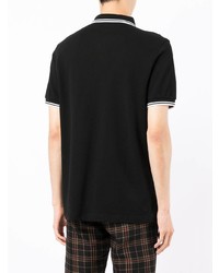 Polo noir Fred Perry