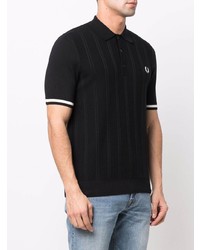 Polo noir Fred Perry