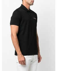 Polo noir Moncler