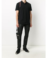 Polo noir Alexander McQueen