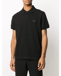 Polo noir Moncler