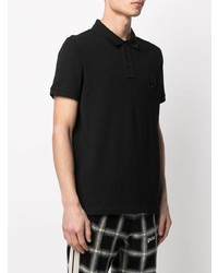 Polo noir Moncler