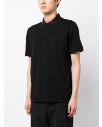 Polo noir Moncler