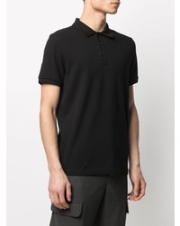 Polo noir Moncler