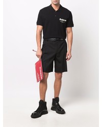 Polo noir Alexander McQueen