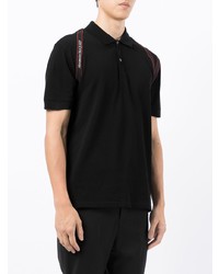 Polo noir Alexander McQueen