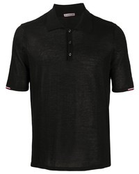 Polo noir Moncler