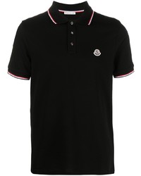 Polo noir Moncler