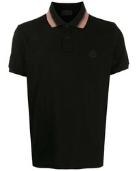 Polo noir Moncler