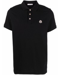 Polo noir Moncler