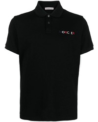 Polo noir Moncler