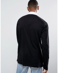 Polo noir Asos