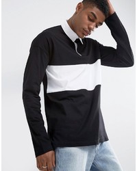 Polo noir Asos