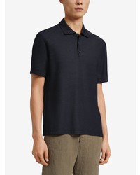 Polo noir Ermenegildo Zegna