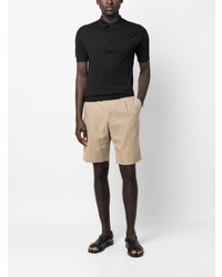 Polo noir John Smedley