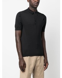 Polo noir John Smedley